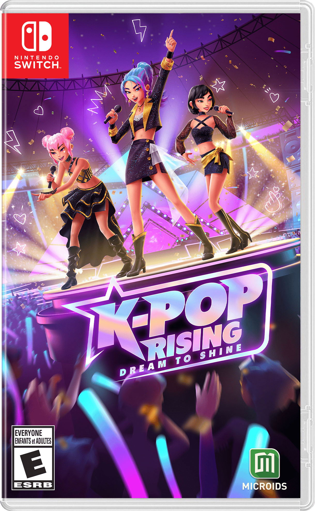 K-Pop Rising: Dream to Shine – Nintendo Switch boxart