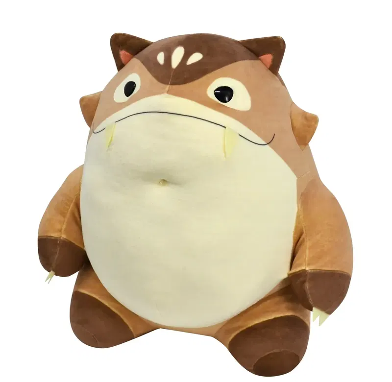 Monster Hunter Wilds Mochi Hug Plush Cask Bomb (Wudwud) image 1