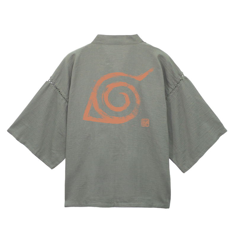 Naruto Shippuden - Konoha Jinbei (Rikyu Gray | Size M) (M-L) image 2