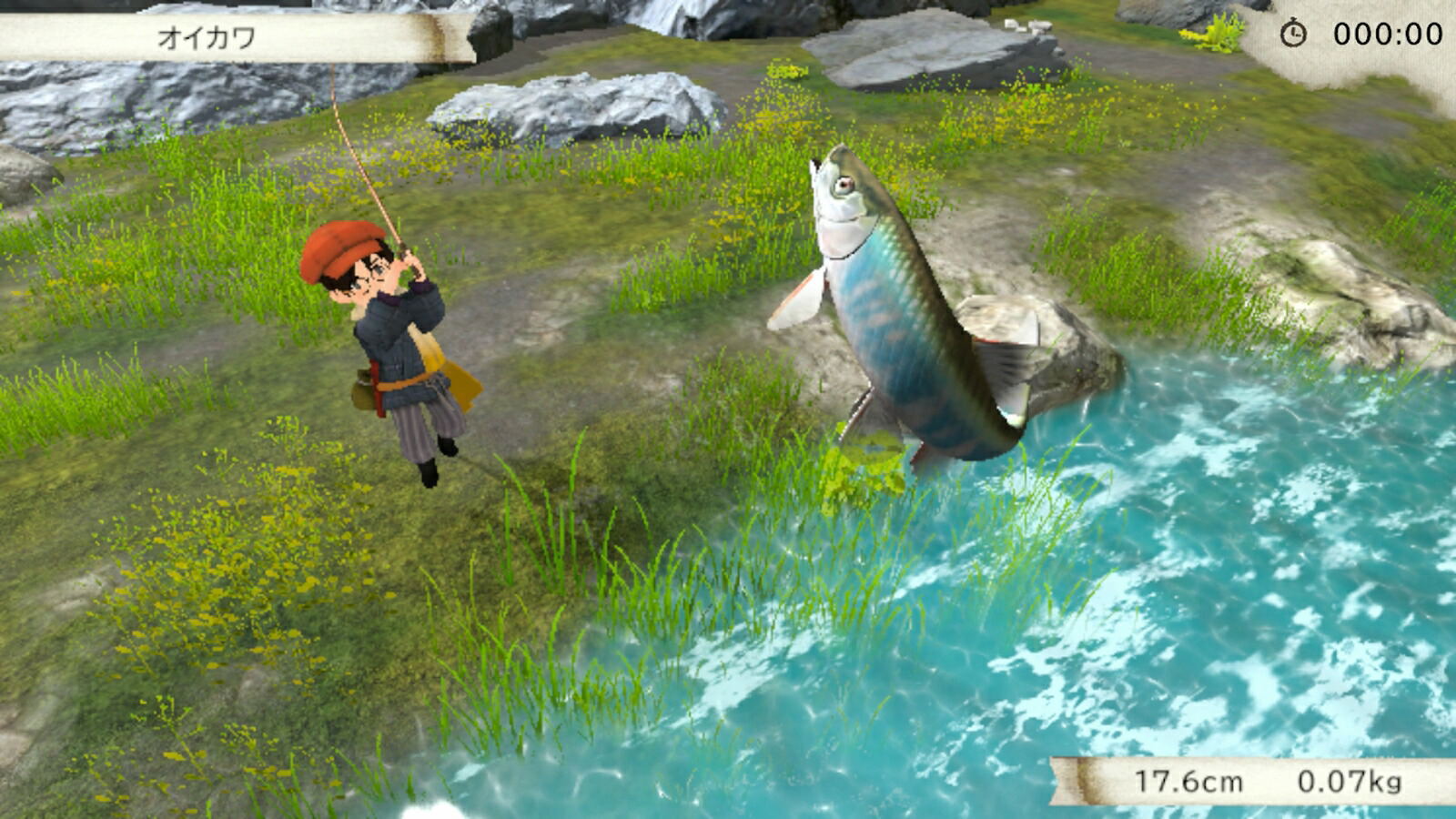 Boku to Tsuri Nikki - Ikan dan karakter dalam game