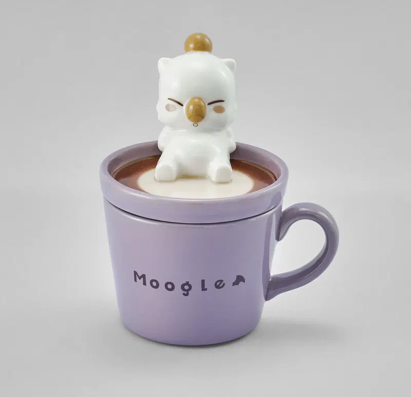 Final Fantasy Latte Art Figure Mug Moogle image 1