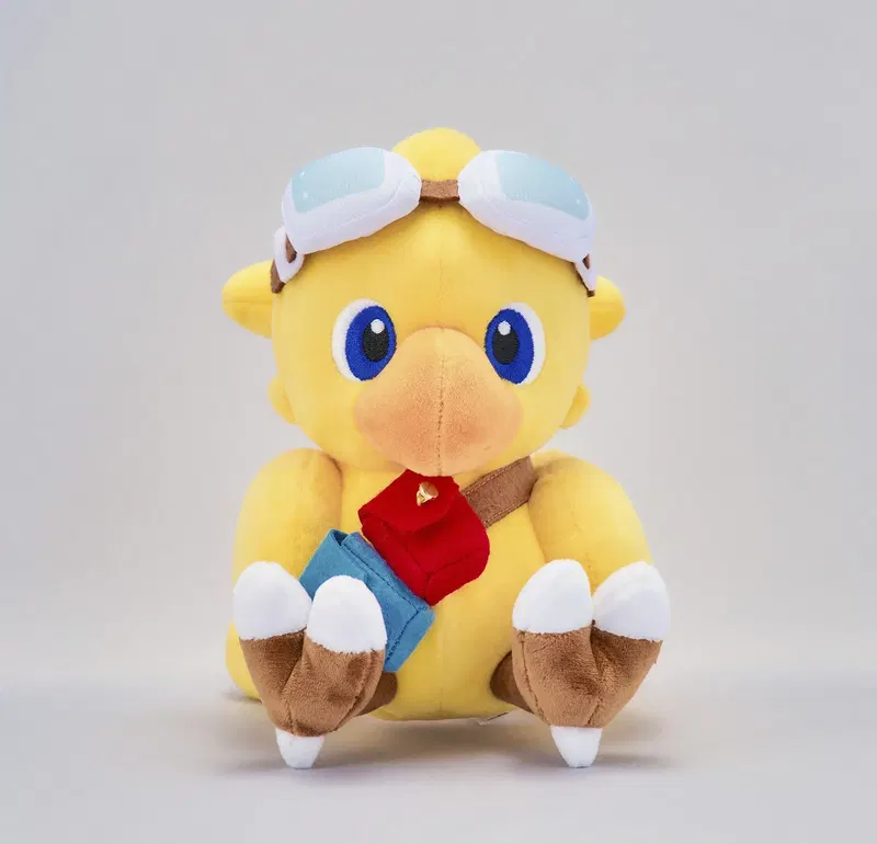 Final Fantasy Plush Chocobo Picture Book Chocobo And The Flying Ship Ver. image 1