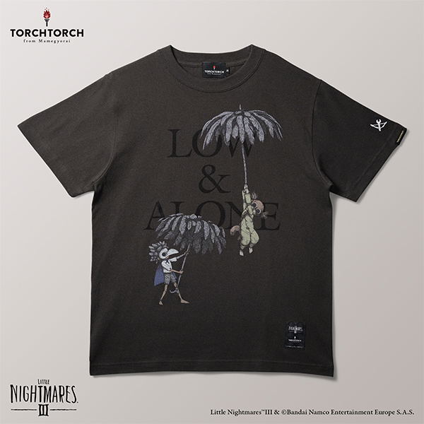 Little Nightmares III x Torch Torch - Low & Alone - Umbrella T-shirt (Ink Black | Size S) image 1