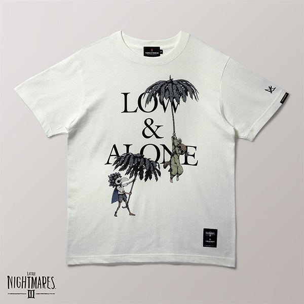 Little Nightmares III x Torch Torch - Low & Alone - Umbrella T-shirt (Vanilla White | Size L) image 1