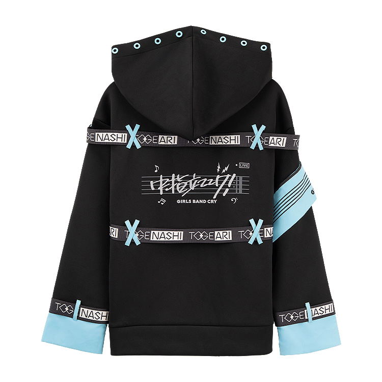 Girls Band Cry Sweatshirt Hoodie Kawaragi Momoka (Size XL) image 2