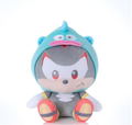 Sonic & Friends Sanrio Characters Plush Dr. Eggman x Hangyodon (M) thumbnail 1