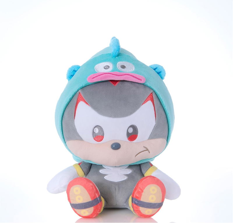 Sonic & Friends Sanrio Characters Plush Dr. Eggman x Hangyodon (M) image 1