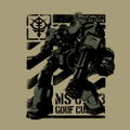 Gundam: Requiem For Vengeance - Midnighters Gouf Custom T-shirt (Sand Khaki | Size M) thumbnail 2