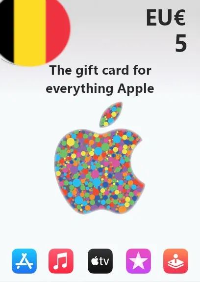 Apple Gift Card 5 EUR | Belgium Account <span class="ext ext_digital">digital</span> image 1