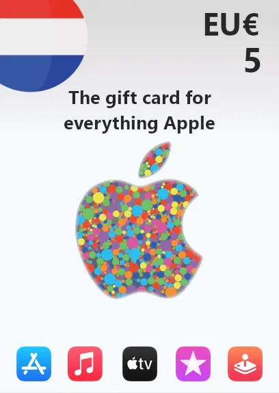 Apple Gift Card 5 EUR | Netherlands Account <span class="ext ext_digital">digital</span> image 1