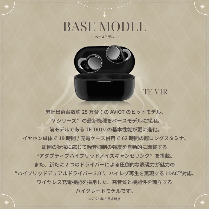 Aviot x Hololive English TE-V1R-HE3 Wireless Earphones (Promise) image 9
