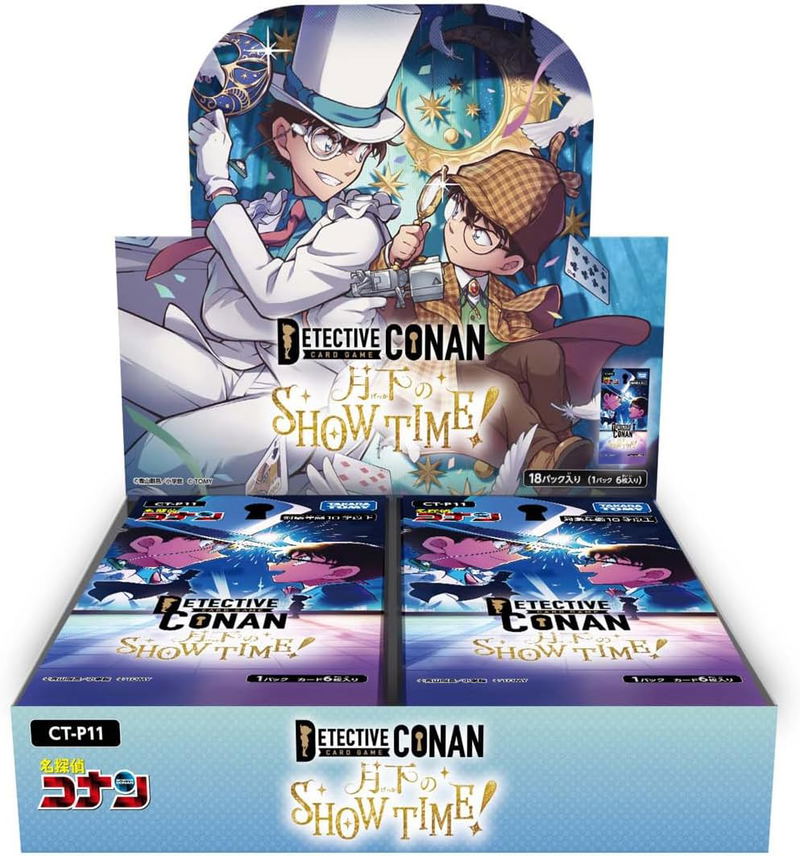 Detective Conan TCG Case-Booster11 Gekka no Show Time! CT-P11 (Set of 18 Packs) image 1