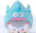 Sonic & Friends Sanrio Characters Plush Dr. Eggman x Hangyodon (M) thumbnail 2