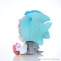 Sonic & Friends Sanrio Characters Plush Dr. Eggman x Hangyodon (M) thumbnail 3