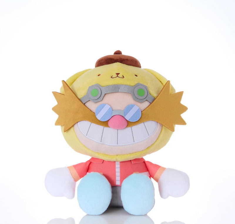 Sonic & Friends Sanrio Characters Plush Dr. Eggman x Pompompurin (M) image 1