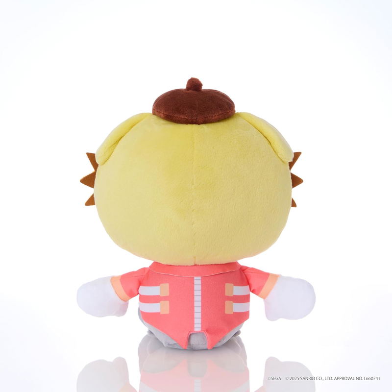 Sonic & Friends Sanrio Characters Plush Dr. Eggman x Pompompurin (M) image 3