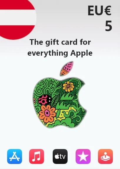 Apple Gift Card 5 EUR | Austria Account <span class="ext ext_digital">digital</span> image 1