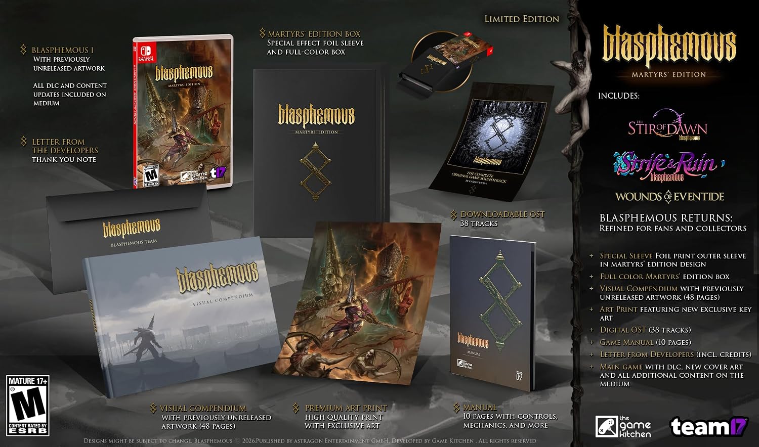 Blasphemous: Martyrs' Edition [Limited Edition] 対応 Nintendo