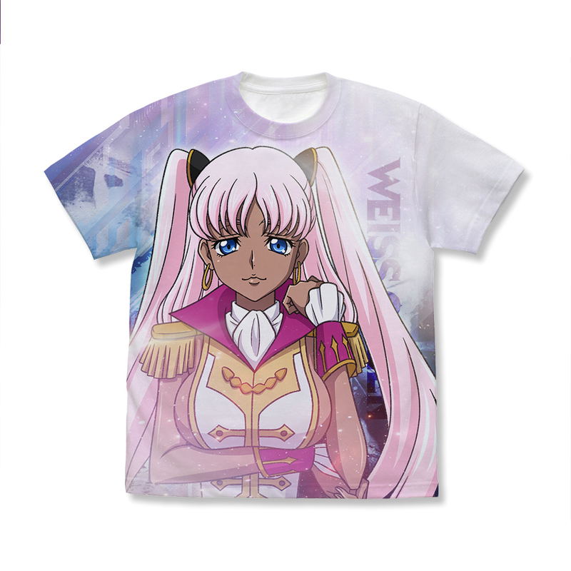 Code Geass: Roze Of The Recapture - Catherine Sabathra Full Graphic T-shirt (White | Size XL) image 1
