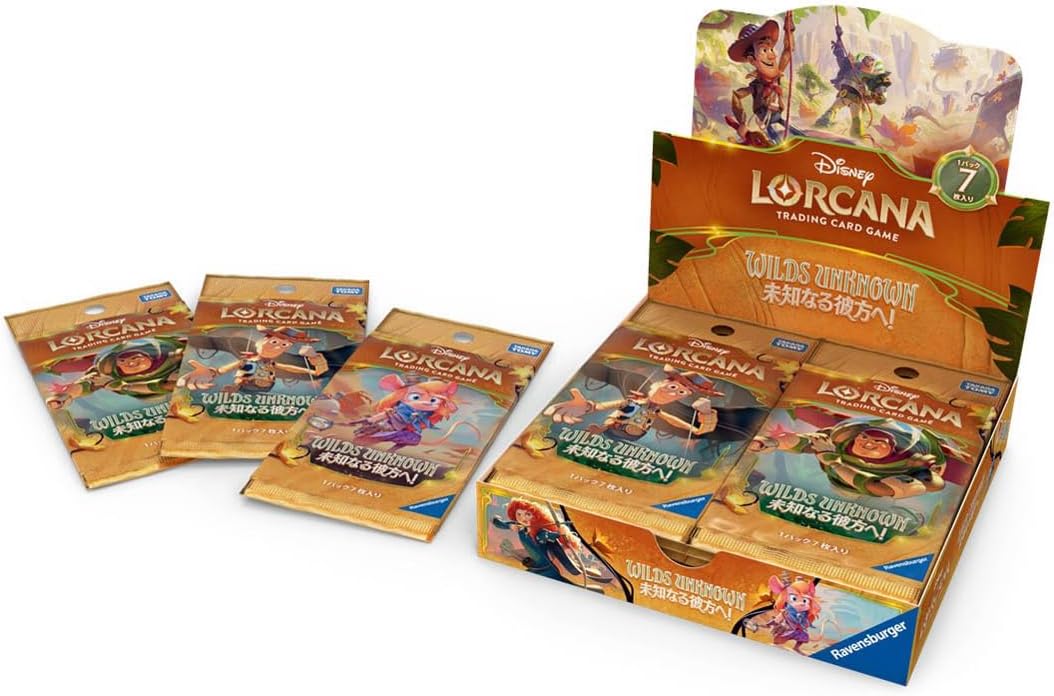 japanese lorcana booster box Disney : Unknown Adventure (JAPANESE) Cat's Collectibles TCG this set offers a unique gaming experience JAPANESE PRODUCTS | WILDS UNKNOWN