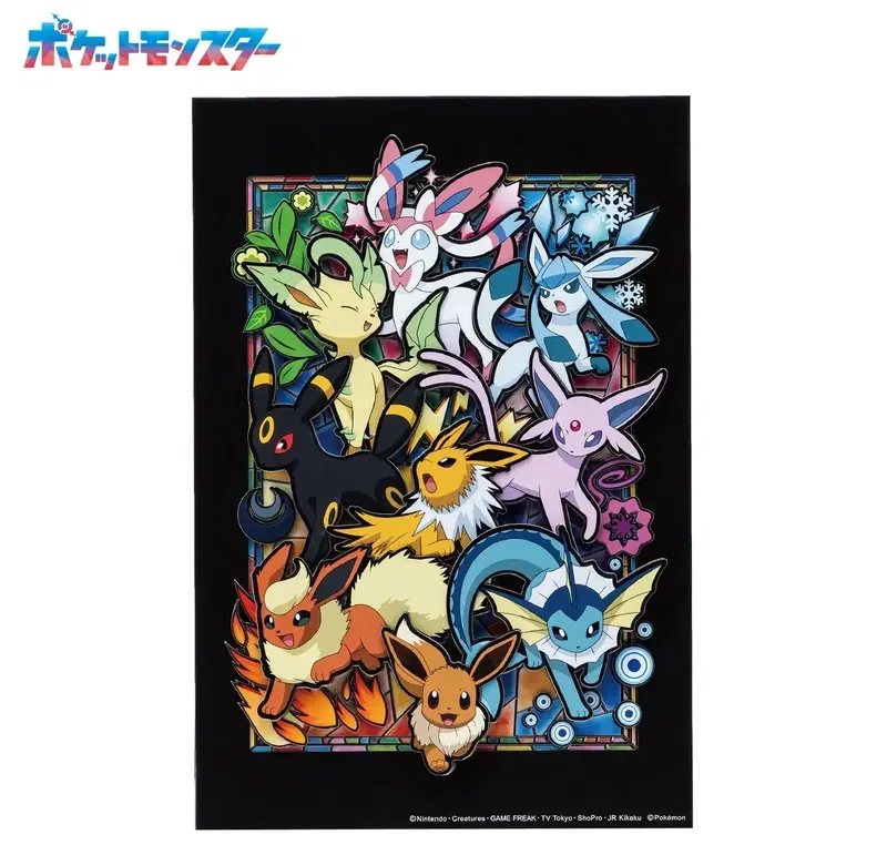 Pokemon Paper Shadow Art SA-08 Eevee Evolutions image 1