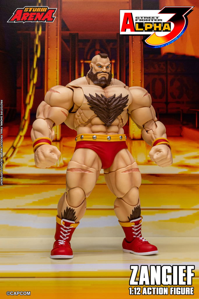 Street Fighter Alpha 3 1/12 Scale Action Figure: Zangief image 1