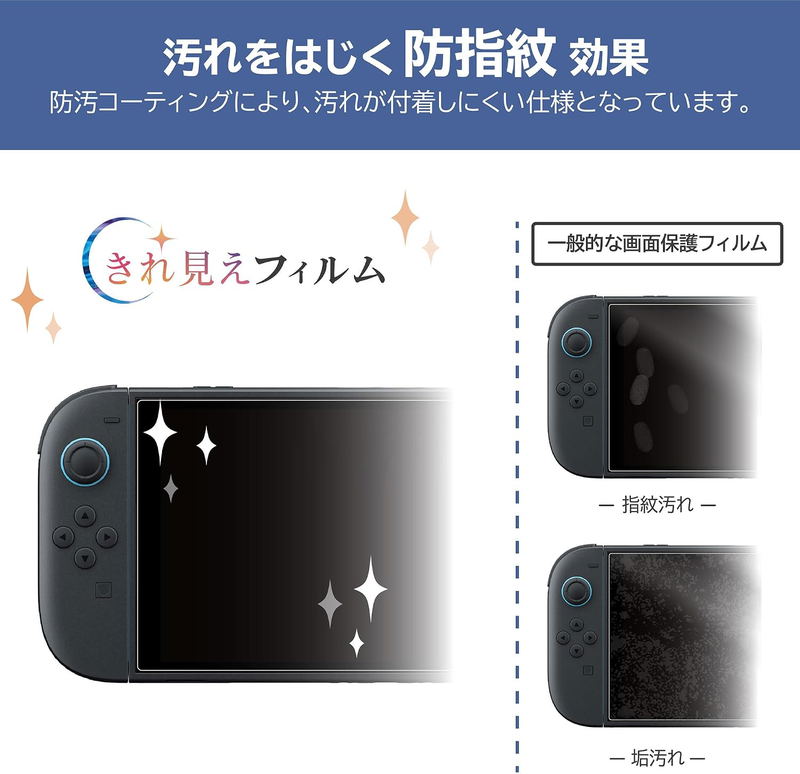 Easy-Apply Crystal-Clear Film "Gachi-Bari" for Nintendo Switch 2 image 6