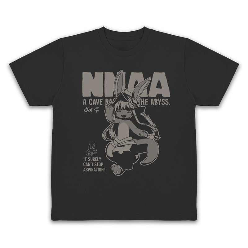 Made in Abyss: The Golden City of the Scorching Sun - Nanachi Nnaa Dry T-shirt (Black | Size M) image 1