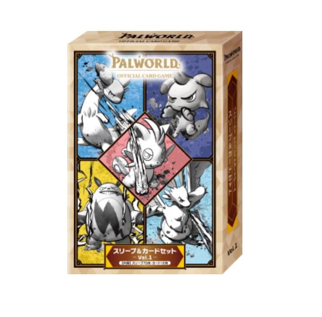 Palworld Official Card Game Card Sleeve & Card Set Vol. 1