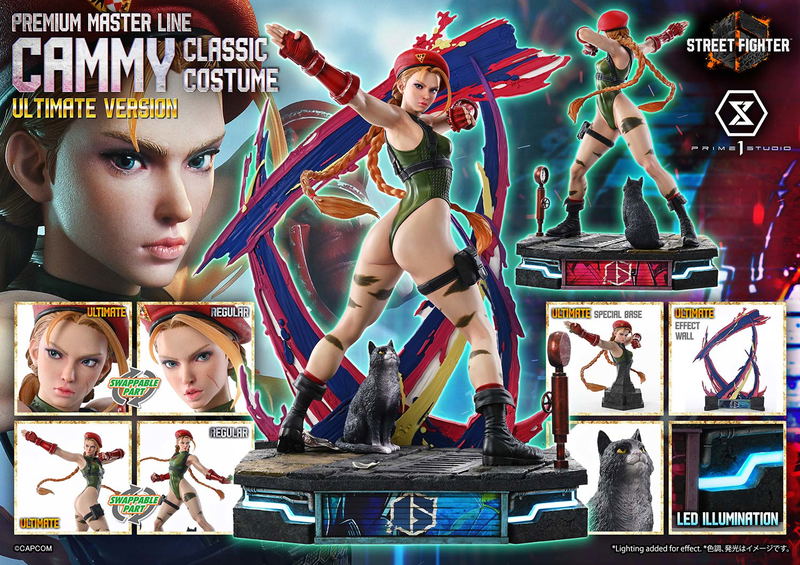 Premium Masterline Street Fighter 6 1/4 Scale Statue: Cammy Classic Costume [Ultimate Version] image 7