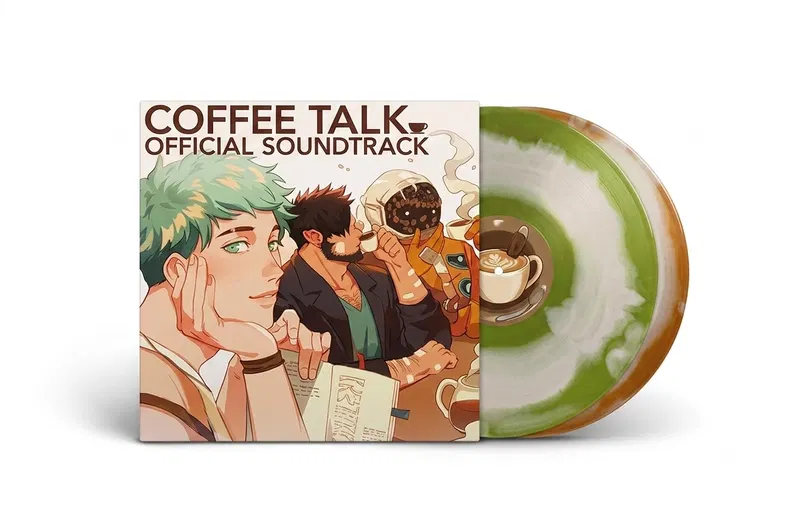 Coffee Talk Original Soundtrack (Green Tea Latte & Cappuccino Vinyl) image 1
