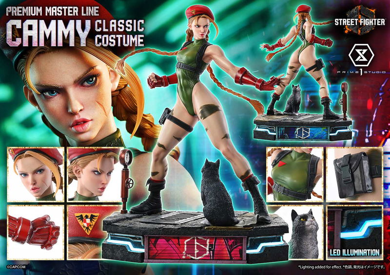 Premium Masterline Street Fighter 6 1/4 Scale Statue: Cammy Classic Costume image 6