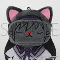 Puella Magi Madoka Magica WithCAT Plush Key Chain Plus With Eye Mask Akemi Homura thumbnail 2