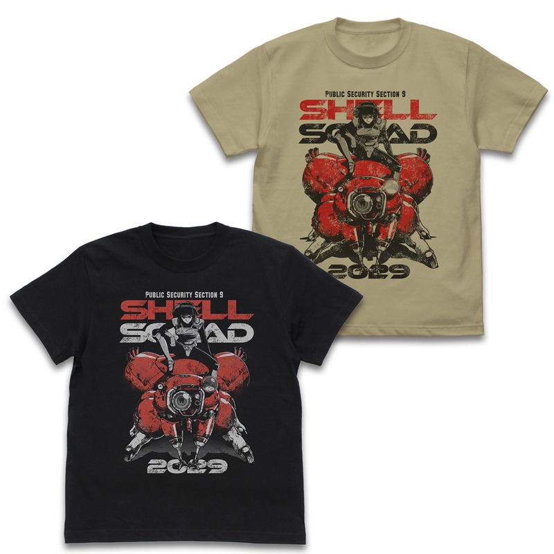 The Ghost In The Shell - TGITS Motoko & Fuchikoma T-shirt (Black | Size S) image 2