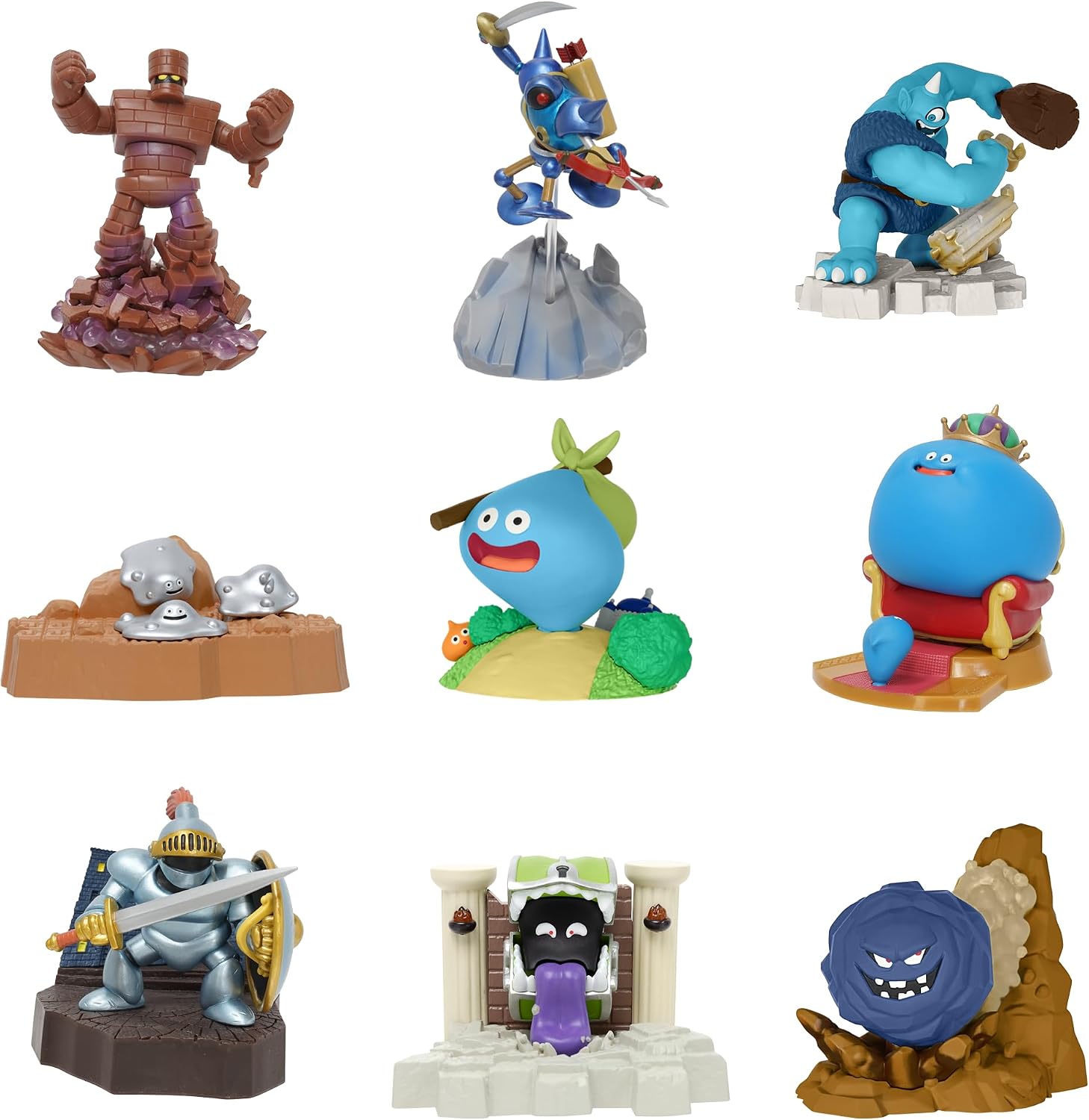 Dragon Quest 3D Monster Zukan Figure Daishugo Special (Set of 9