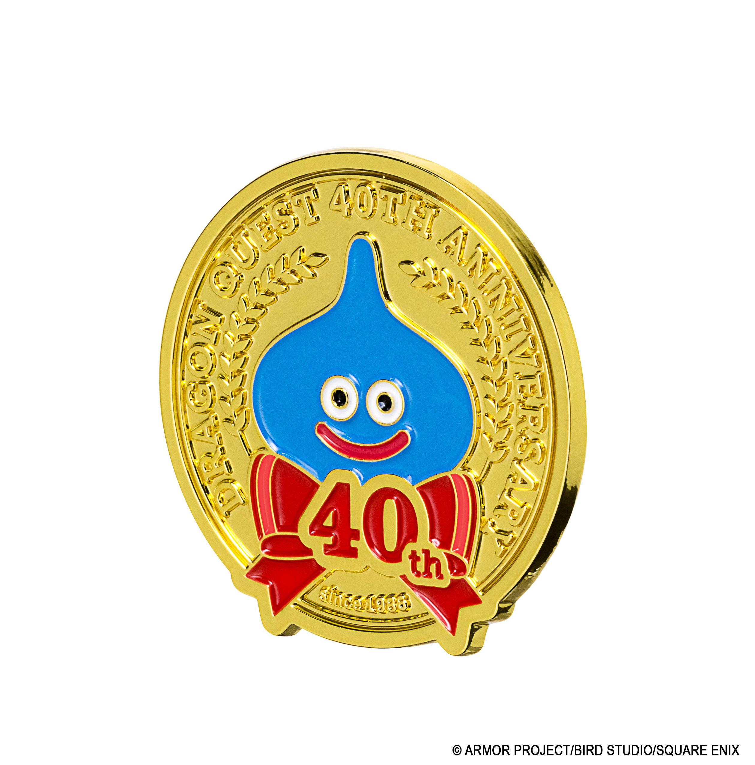 Dragon Quest 40th Anniversary Pins