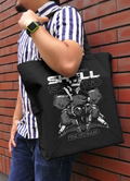 Ghost In The Shell - TGITS Motoko & Fuchikoma Large Tote Bag (Black) thumbnail 2