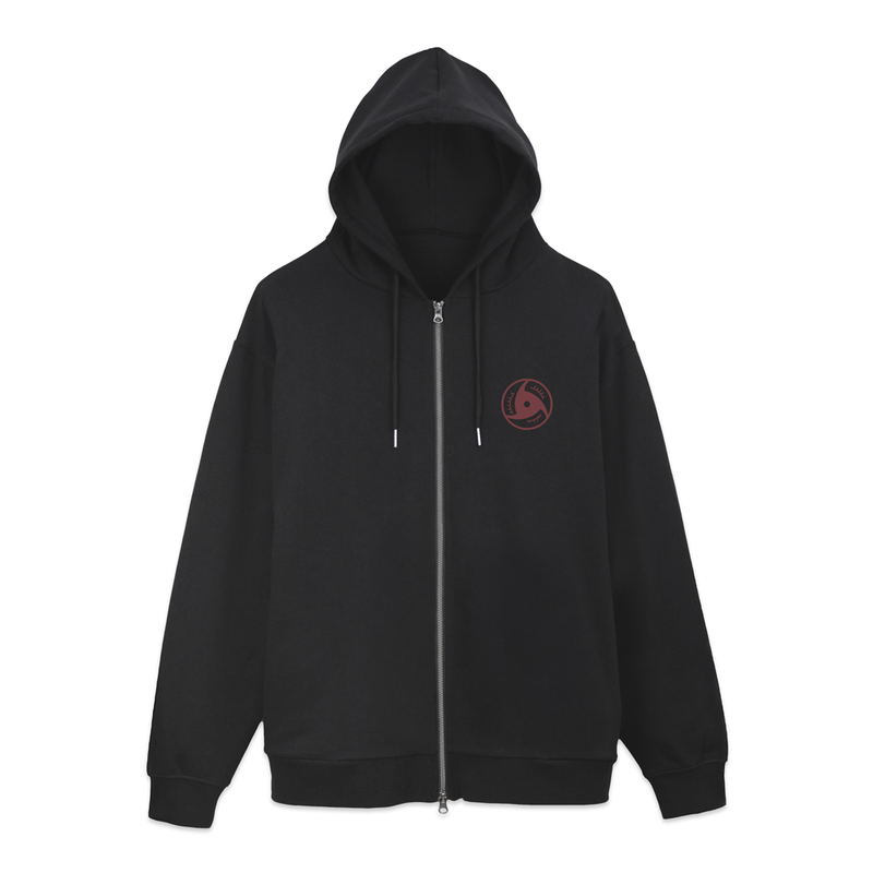 Naruto Shippuden - Itachi Uchiha Zip Hoodie (Black | Size M) image 2
