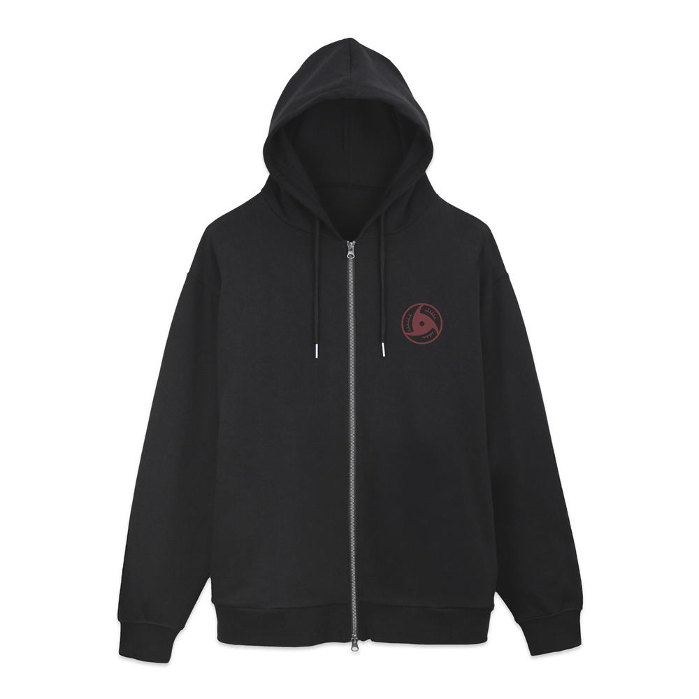 Naruto Shippuden - Itachi Uchiha Zip Hoodie (Black | Size XXL)