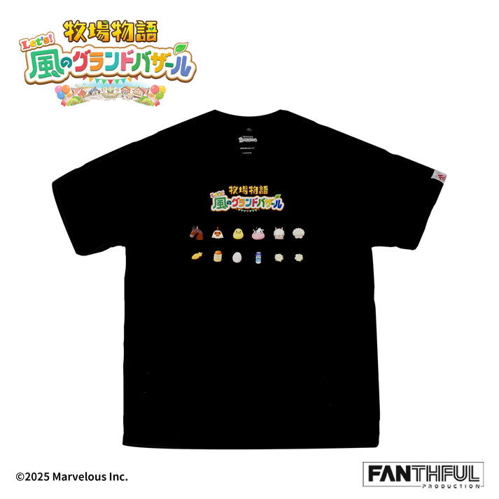 Story Of Seasons: Grand Bazaar T-shirt (Black | Size M) image 3