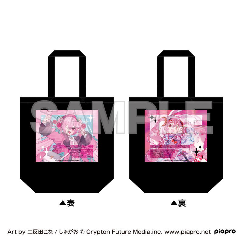 Sakura Miku x Shibuya Sakura Stage Double-sided Tote Bag image 2