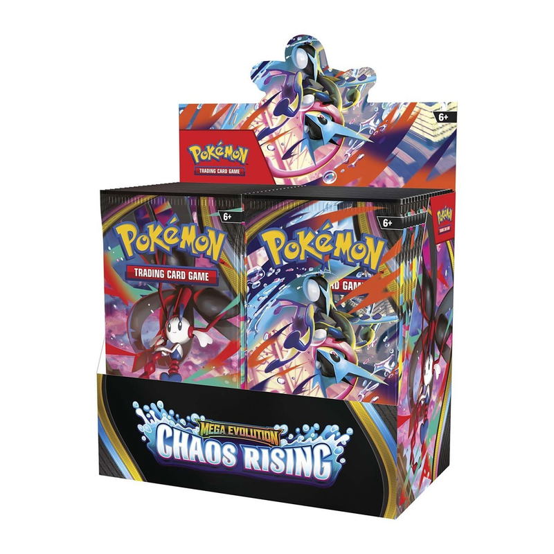 Pokemon TCG Mega Evolution Chaos Rising Booster Pack ME04 (English Version) (Set of 36 Packs) image 1