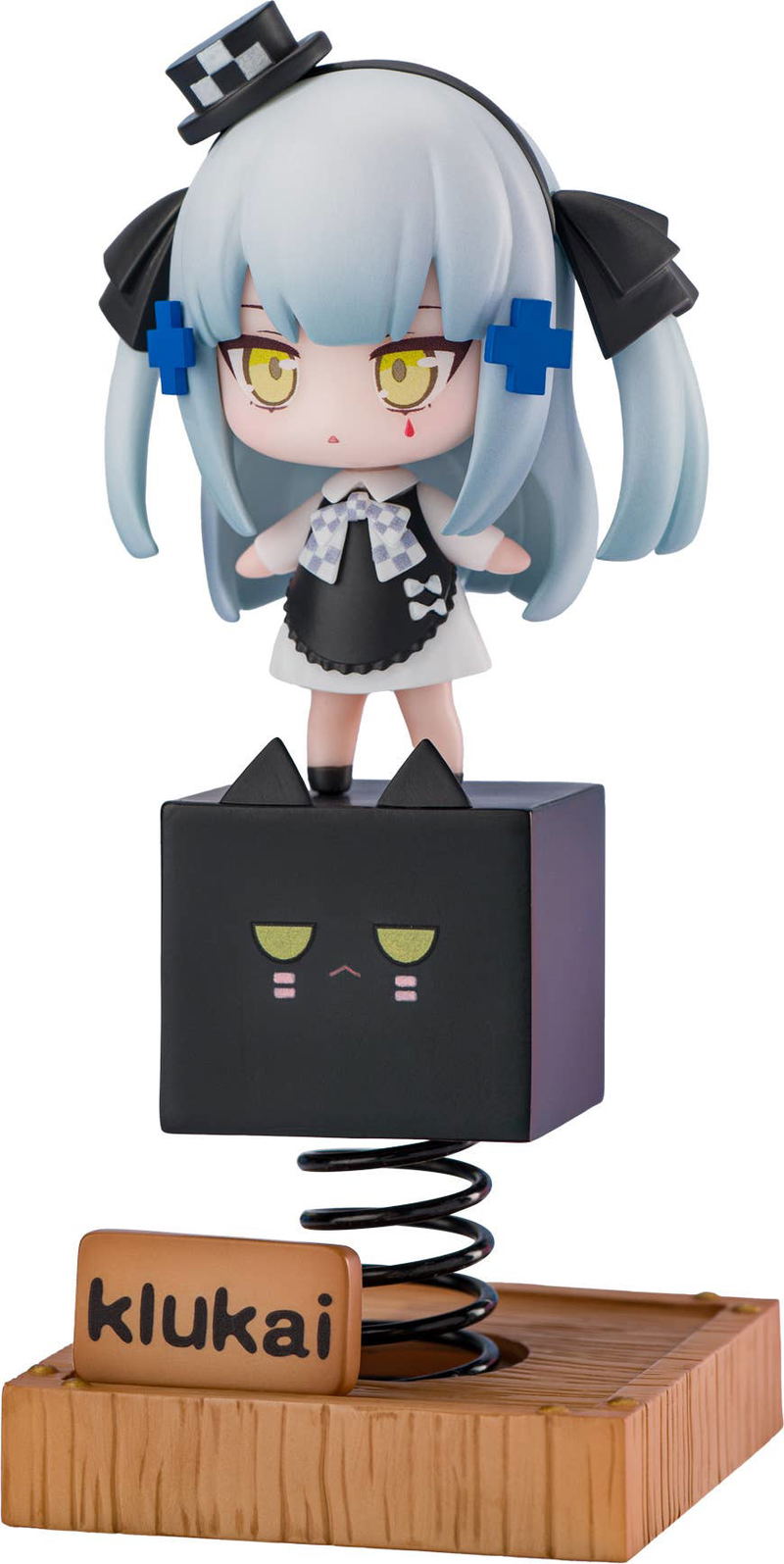 Girls' Frontline 2: Exilium Black Cat Klukai Spring-Loaded Figure image 1