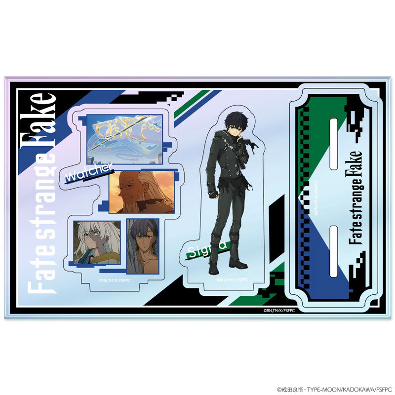 Fate/strange Fake Aurora Acrylic Niko Stand Sigma & Watcher image 2