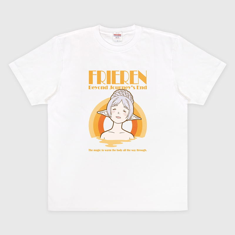 Frieren: Beyond Journey's End Onsen no Frieren T-shirt (Size M) image 1