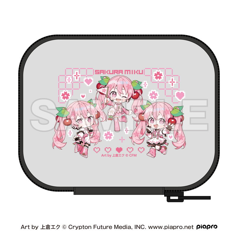 Sakura Miku x Shibuya Sakura Stage Gadget Pouch image 2
