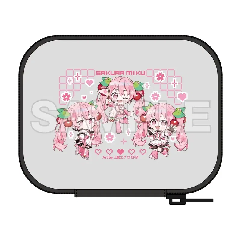 Sakura Miku x Shibuya Sakura Stage Gadget Pouch image 1