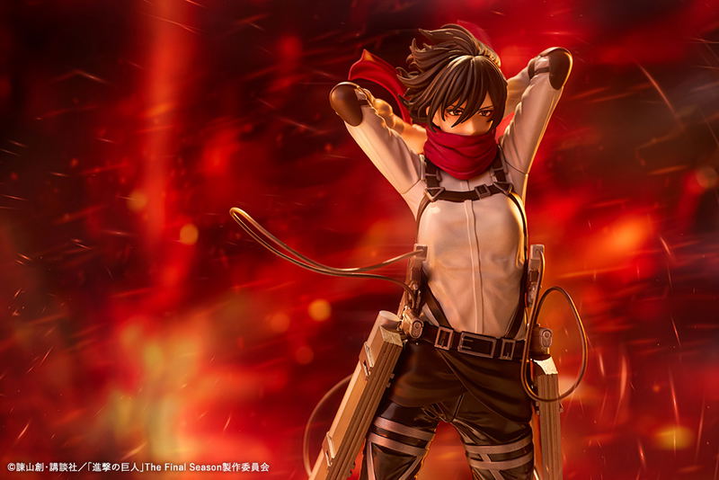 Attack on Titan The Final Season Pre-Painted Figure: Oshi Works Mikasa Ackerman The Final Season Ver. image 10