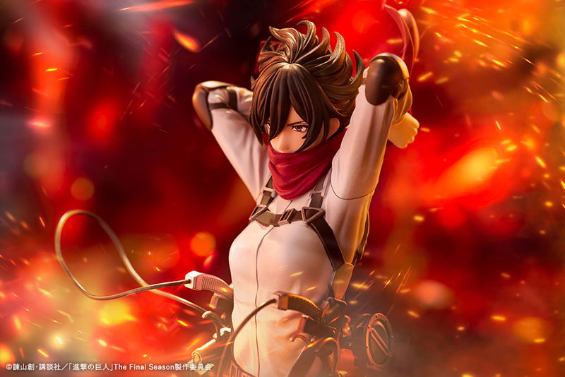 Attack on Titan The Final Season Pre-Painted Figure: Oshi Works Mikasa Ackerman The Final Season Ver. image 11