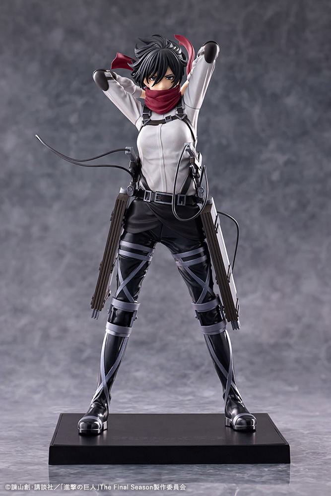 Attack on Titan The Final Season Pre-Painted Figure: Oshi Works Mikasa Ackerman The Final Season Ver. image 2